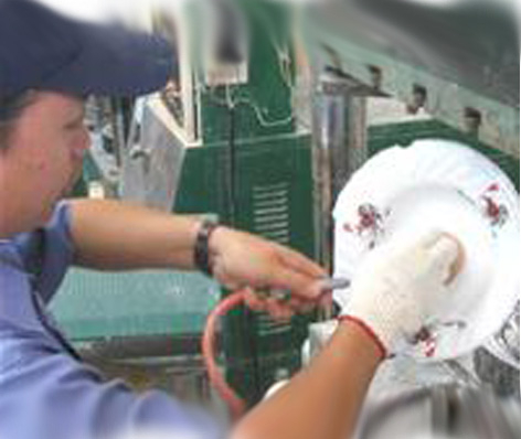 Chén, đĩa melamine hình con gà xuất sang Singapore